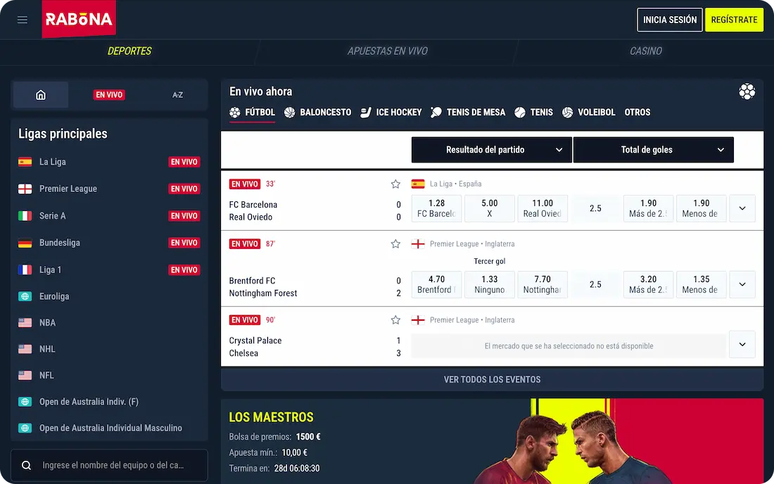 deportes del casino rabona